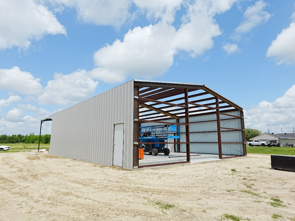 Steel building construction